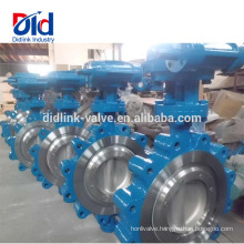 Pneumatic Actuated Apollo High Temperature Cast Steel Lug Butterfly Valve Sizes, Butterfly Valve Gear